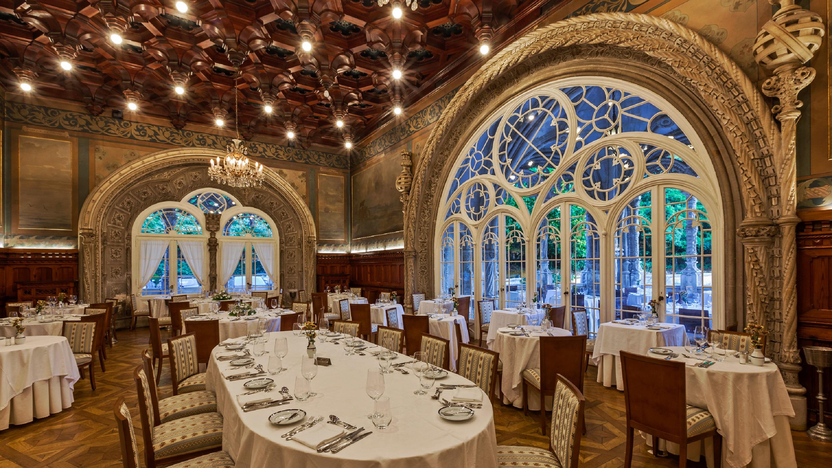 Palace Hotel Do Bussaco Luso  Luaran gambar The restaurant in 2014