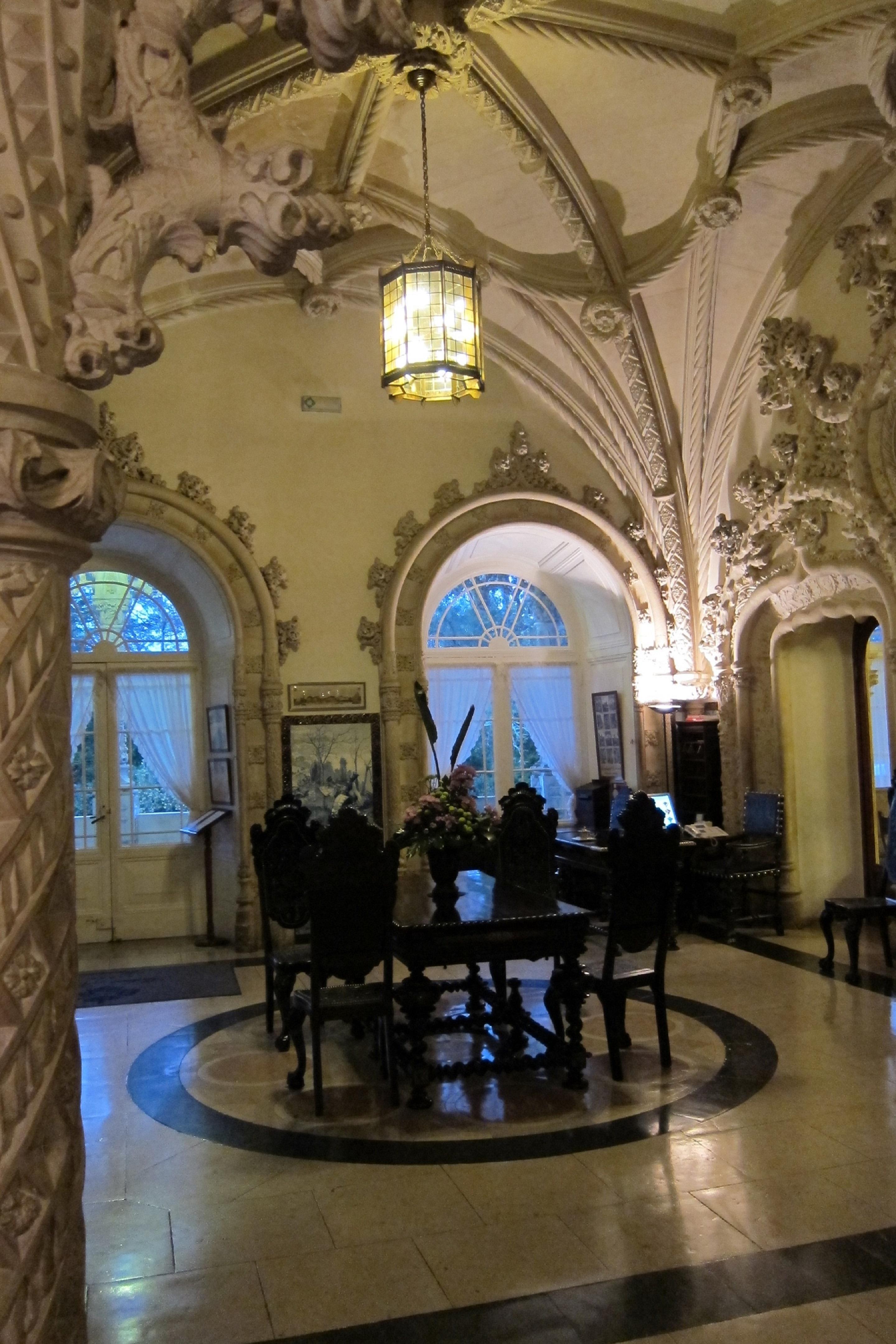 Palace Hotel Do Bussaco Luso  Luaran gambar The lobby of the hotel