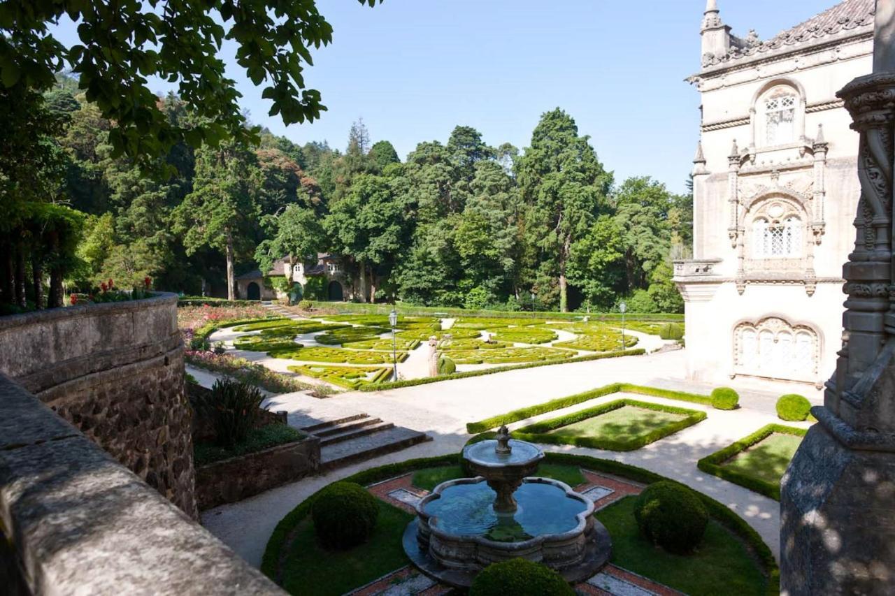 Palace Hotel Do Bussaco Luso  Luaran gambar The gardens of the Pousada de Óbidos